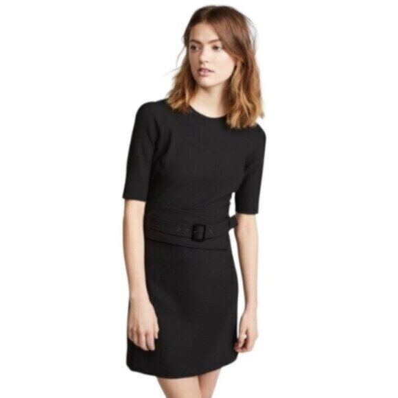 Veronica Beard Nora Belted Mini Dress - Picture 1 of 15